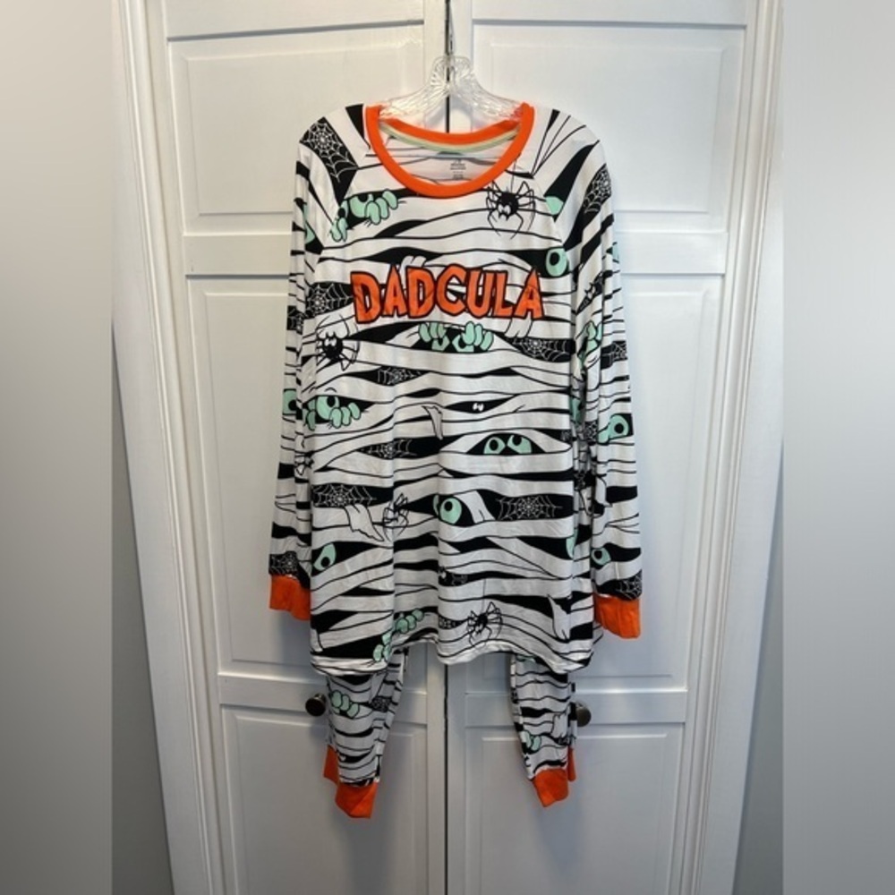 Way To Celebrate Halloween 2PC DADCULA Pajama Set Size Men’s 2X (50-52)